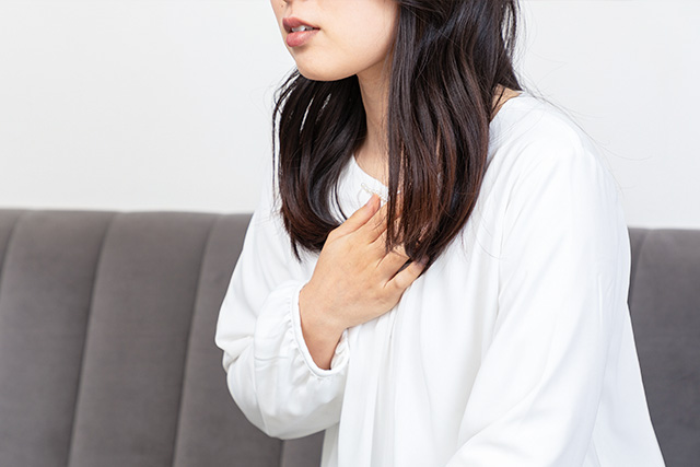 息苦しい・疲れやすい